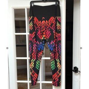 Eva Varro Brightlight Leggings Yoga Pants Reversible Size XL NEW